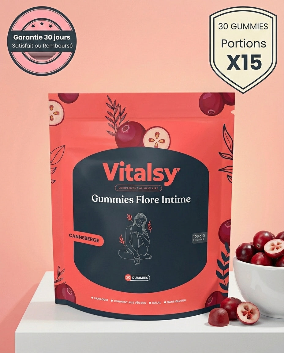 Gummies Flore Intime - Canneberge | 1 + 1 OFFERT